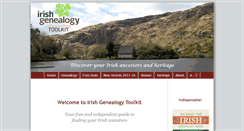 Desktop Screenshot of irish-genealogy-toolkit.com